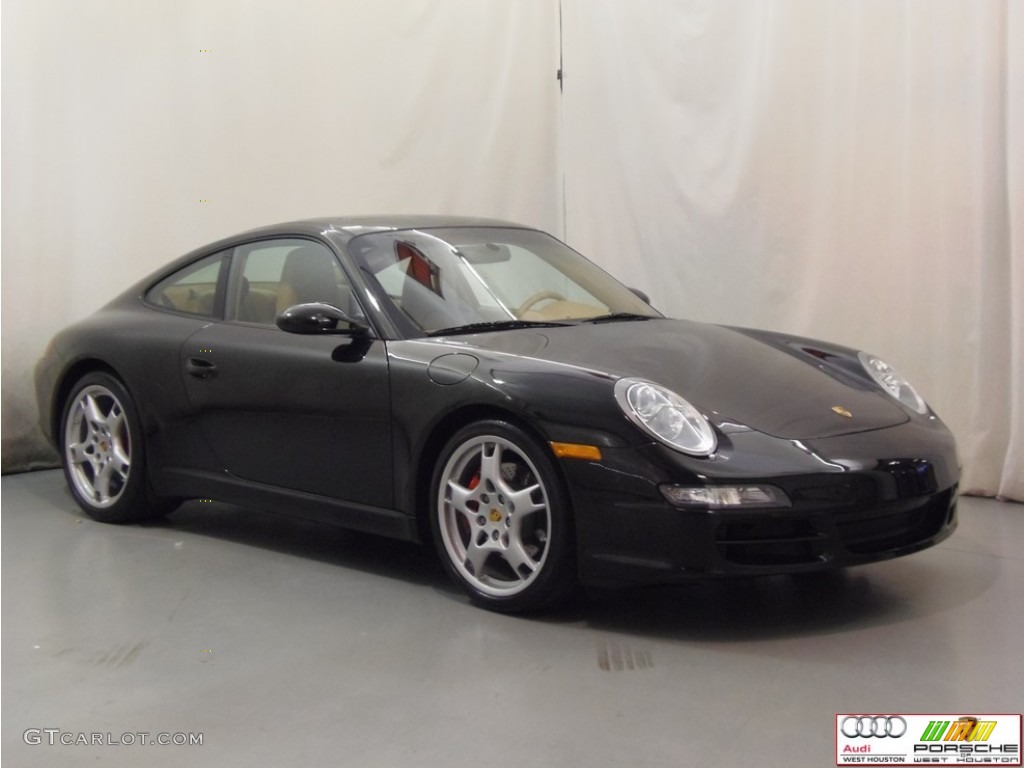 2007 911 Carrera S Coupe - Forest Green Metallic / Sand Beige photo #2