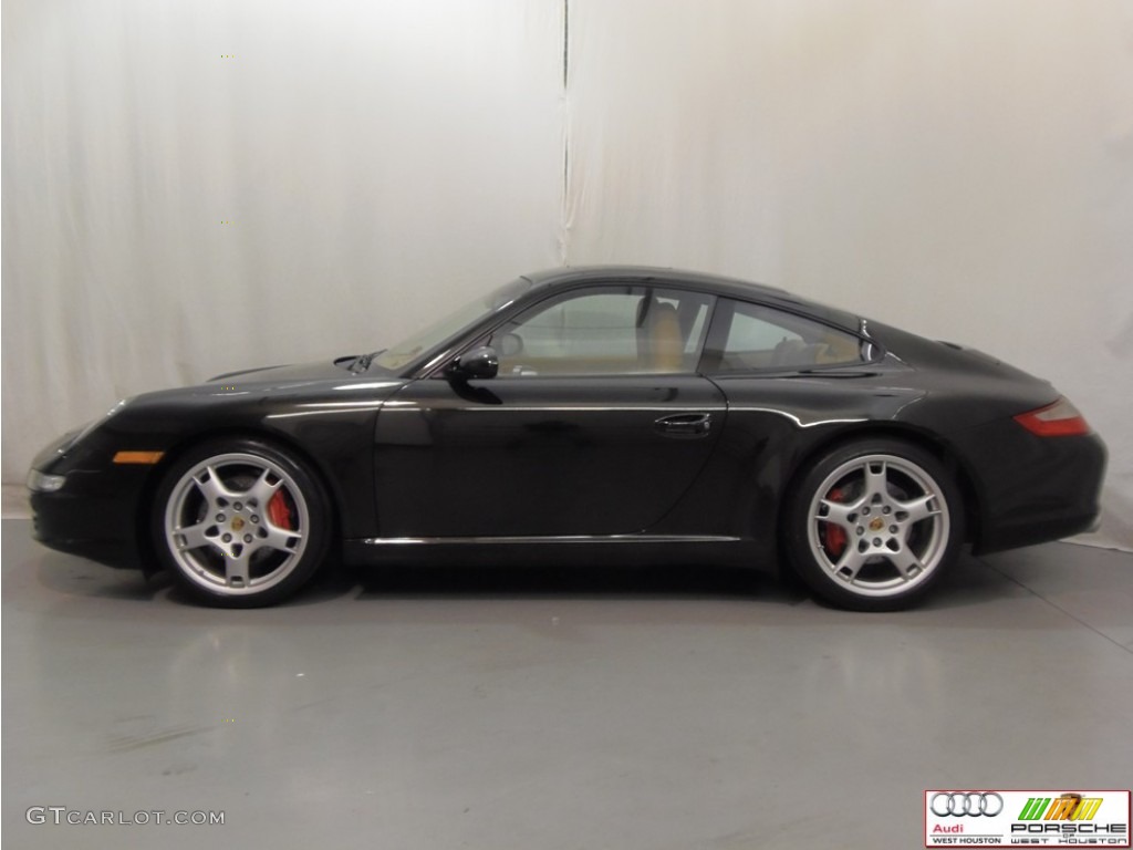 2007 911 Carrera S Coupe - Forest Green Metallic / Sand Beige photo #4