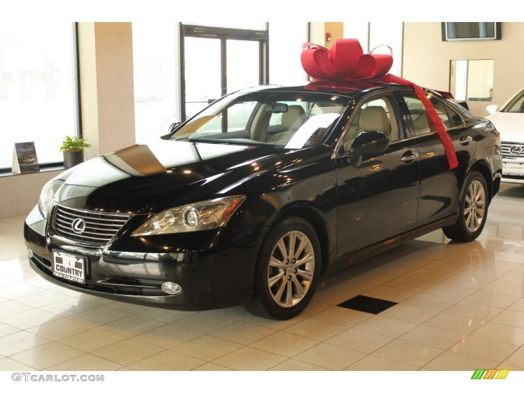 2007 ES 350 - Black Sapphire Pearl / Cashmere photo #7