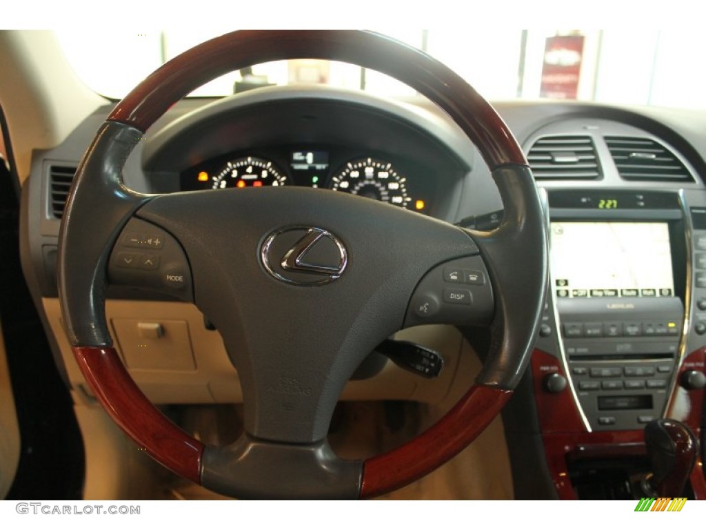 2007 ES 350 - Black Sapphire Pearl / Cashmere photo #19