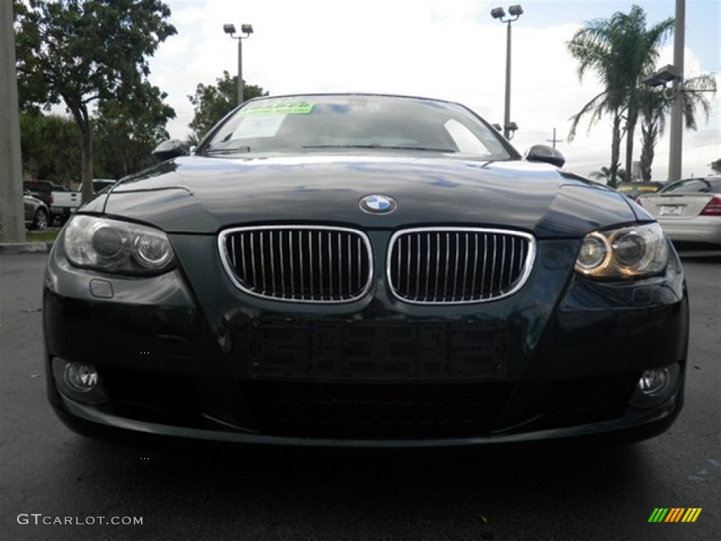 2007 3 Series 328i Coupe - Deep Green Metallic / Cream Beige Dakota Leather photo #3