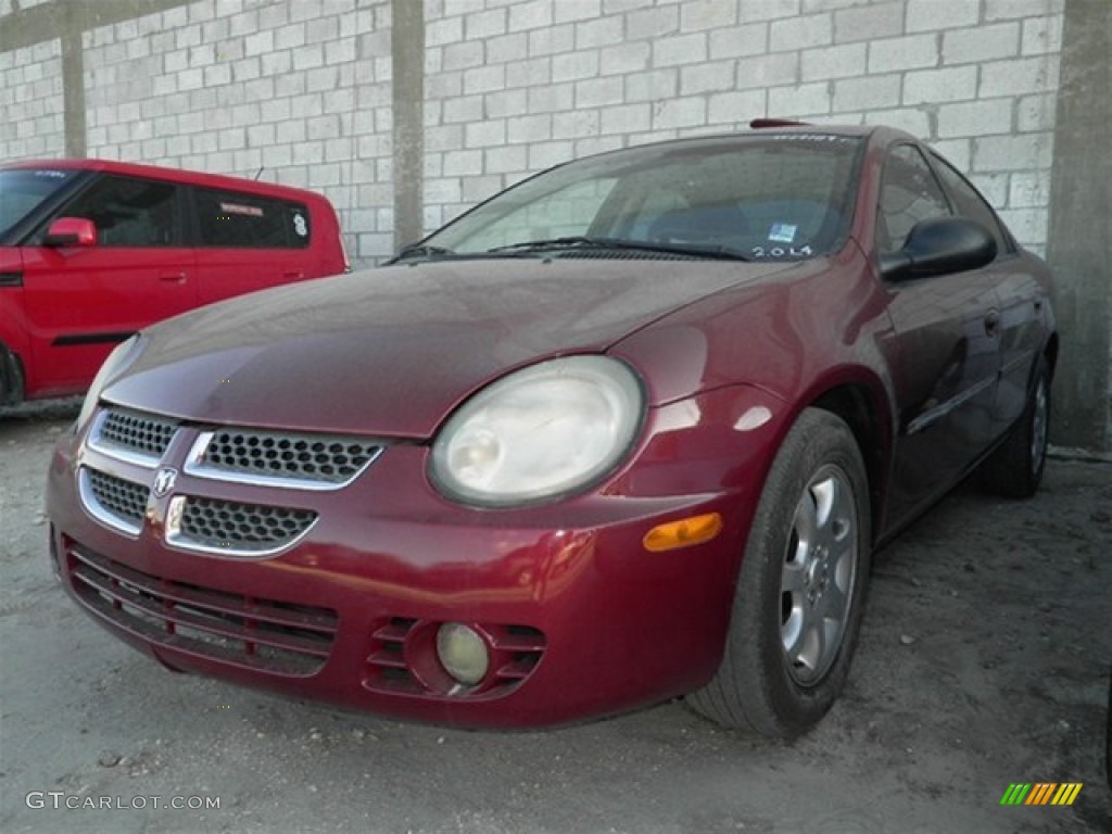 2003 Neon SXT - Blaze Red Crystal Pearl / Dark Slate Gray photo #3