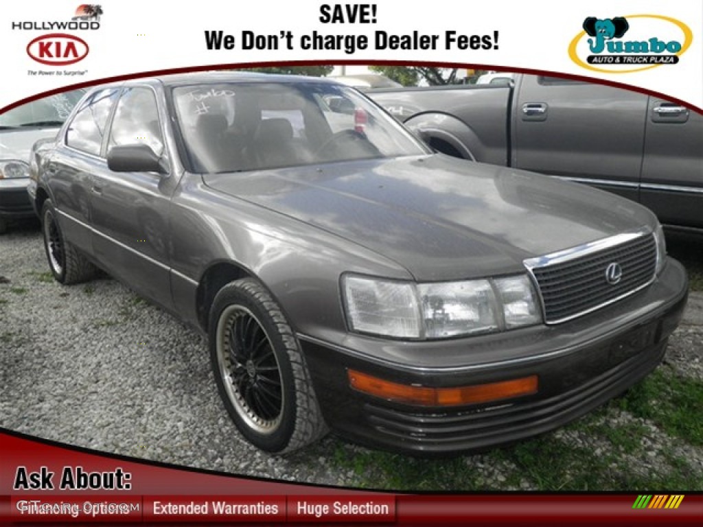 1992 LS 400 - Dark Taupe Metallic / Gray photo #1