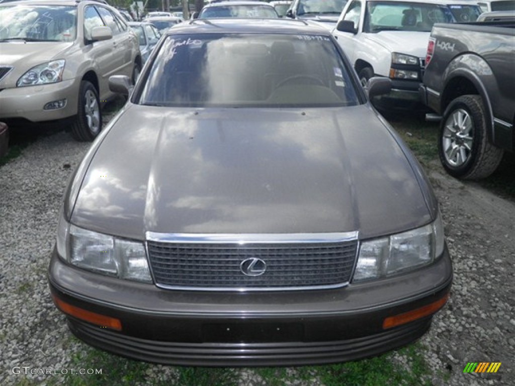 1992 LS 400 - Dark Taupe Metallic / Gray photo #2