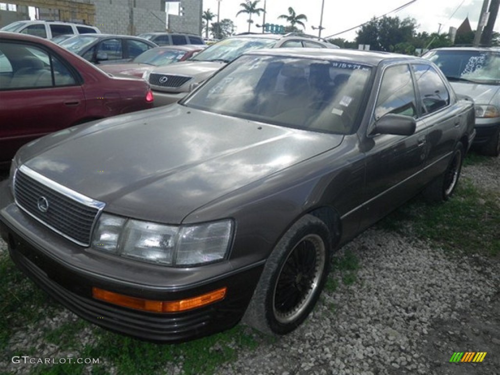1992 LS 400 - Dark Taupe Metallic / Gray photo #3