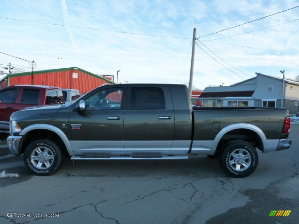 2012 Ram 2500 HD Laramie Mega Cab 4x4 - Sagebrush Pearl / Dark Slate photo #2