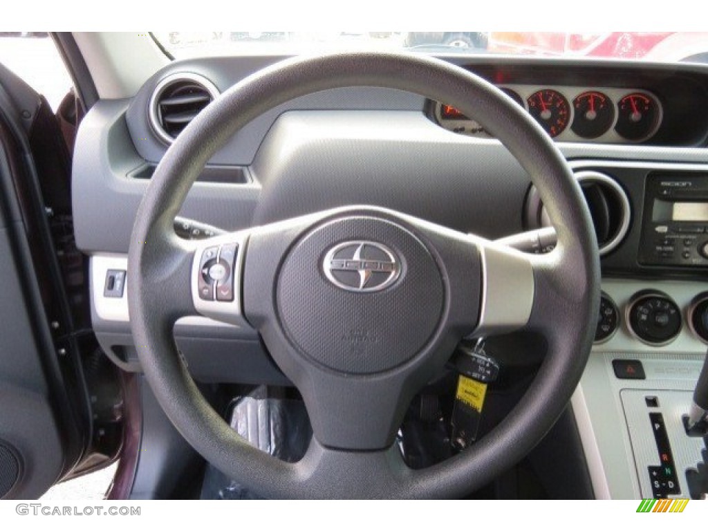 2010 Scion xB Standard xB Model Dark Gray Steering Wheel Photo #75564748