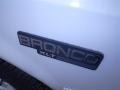 1995 Oxford White Ford Bronco XLT 4x4  photo #8