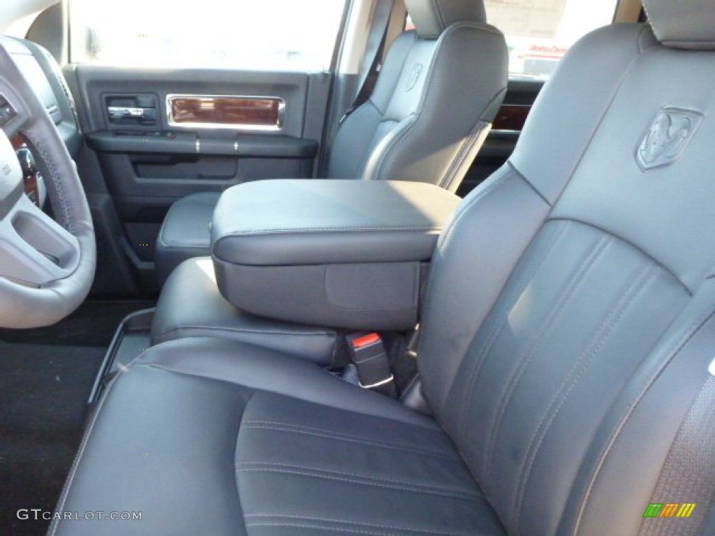 2012 Ram 2500 HD Laramie Crew Cab 4x4 - True Blue Pearl / Dark Slate photo #9