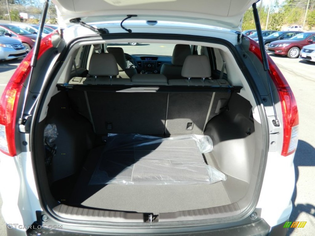 2013 CR-V EX-L - White Diamond Pearl / Beige photo #13