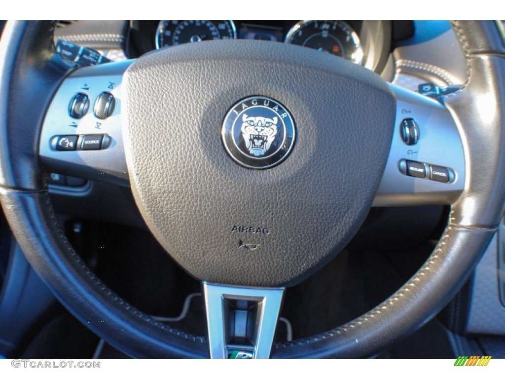 2008 XK XKR Convertible - Celestial Black Metallic / Ivory/Charcoal photo #21