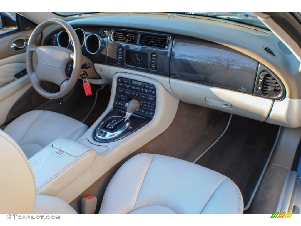 2006 XK XKR Convertible - Frost Blue Metallic / Ivory photo #11