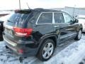 2013 Brilliant Black Crystal Pearl Jeep Grand Cherokee Overland 4x4  photo #4
