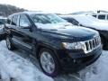 2013 Brilliant Black Crystal Pearl Jeep Grand Cherokee Overland 4x4  photo #8