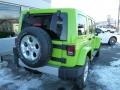 2013 Gecko Green Pearl Jeep Wrangler Unlimited Sahara 4x4  photo #5