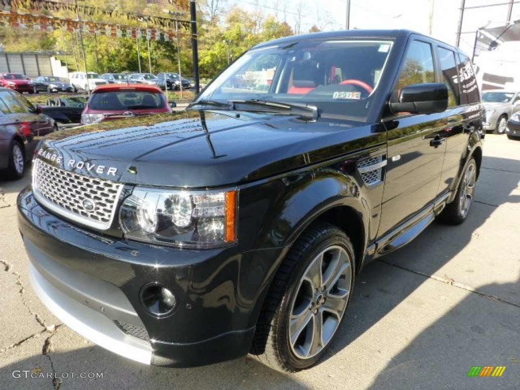 Santorini Black Metallic 2012 Land Rover Range Rover Sport Autobiography Exterior Photo #75569548