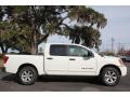 Blizzard White 2012 Nissan Titan SL Crew Cab Exterior