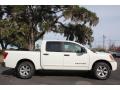 2012 Blizzard White Nissan Titan SL Crew Cab  photo #3