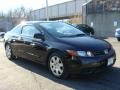 Nighthawk Black Pearl - Civic LX Coupe Photo No. 3