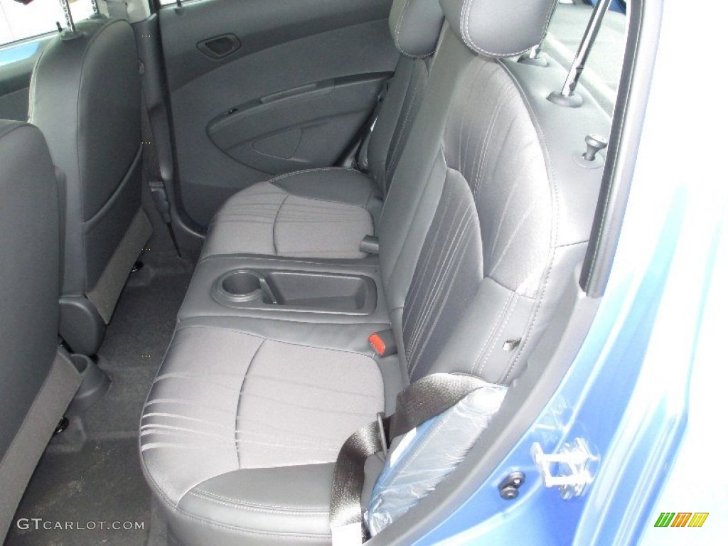 Silver/Blue Interior 2013 Chevrolet Spark LT Photo #75572378