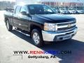 2013 Black Chevrolet Silverado 1500 LT Extended Cab 4x4  photo #1