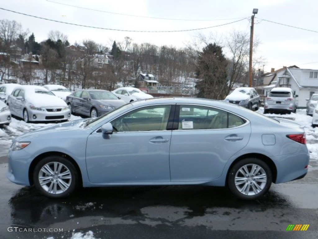 2013 ES 350 - Cerulean Blue Metallic / Parchment photo #1
