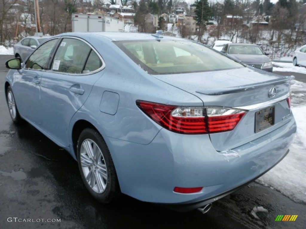 2013 ES 350 - Cerulean Blue Metallic / Parchment photo #2