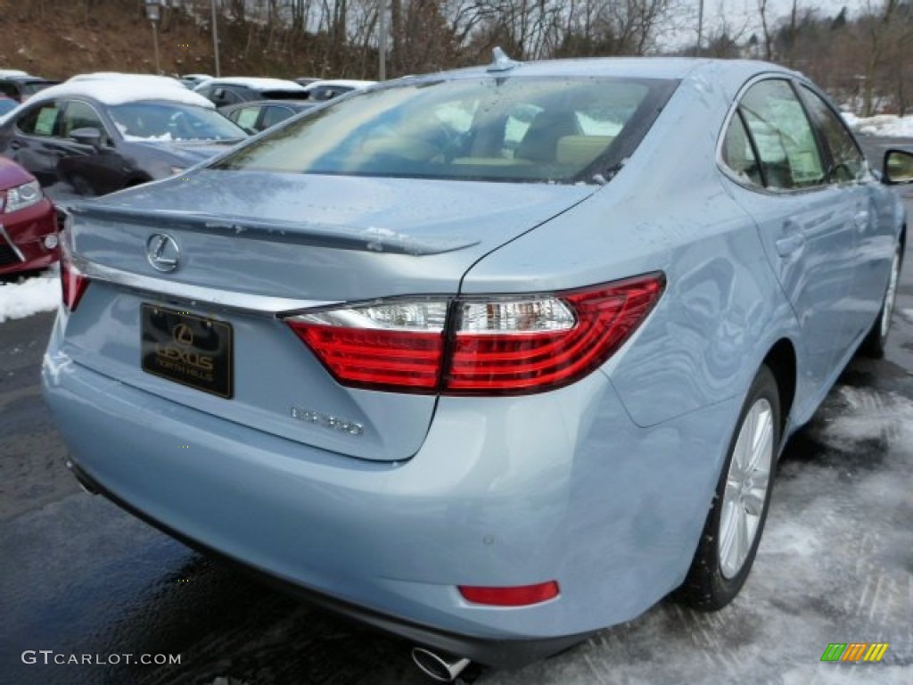 2013 ES 350 - Cerulean Blue Metallic / Parchment photo #4