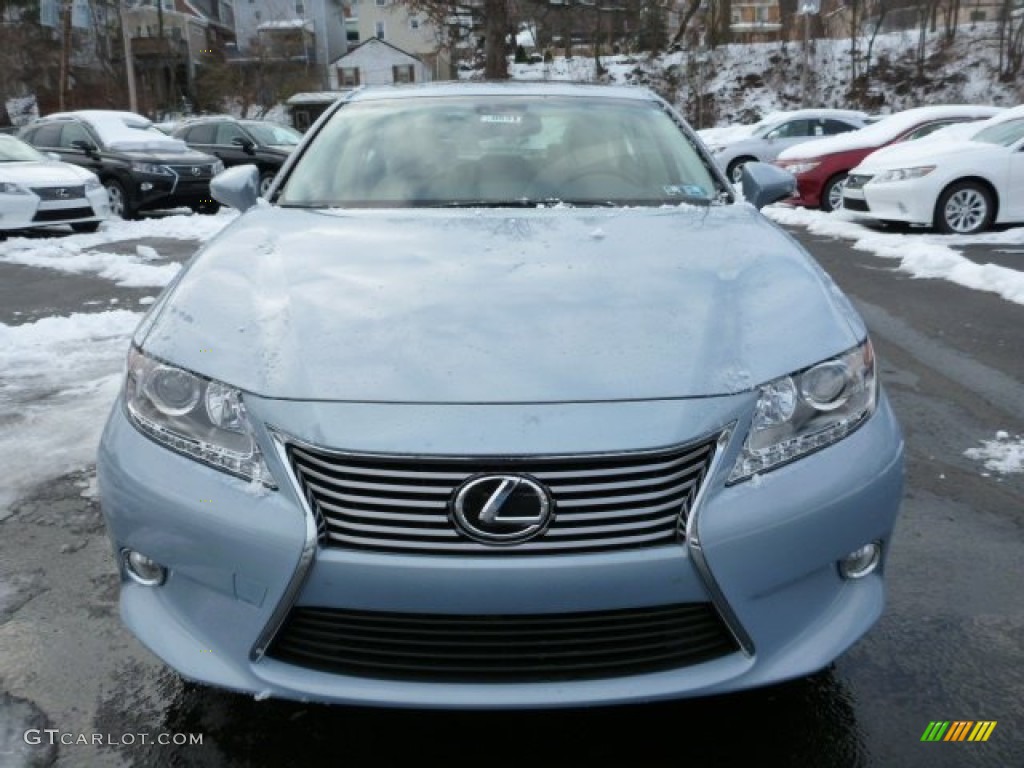2013 ES 350 - Cerulean Blue Metallic / Parchment photo #7
