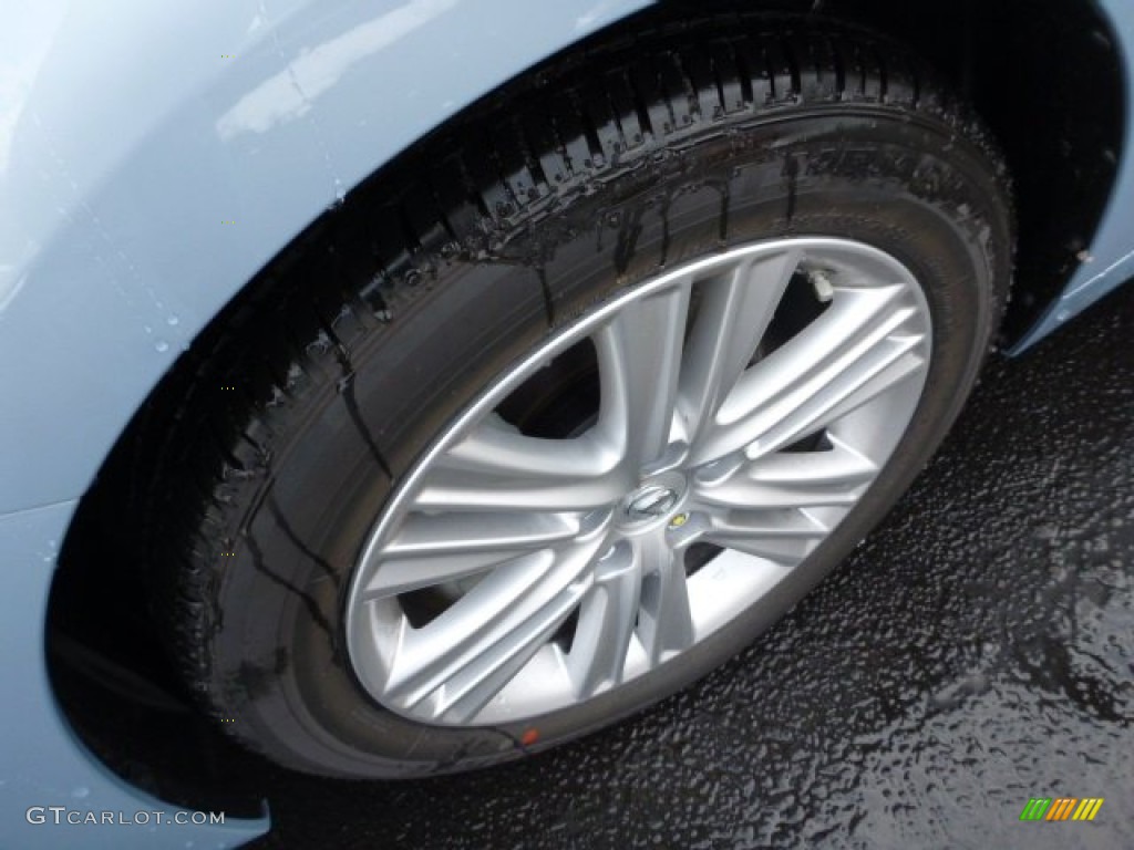 2013 ES 350 - Cerulean Blue Metallic / Parchment photo #9