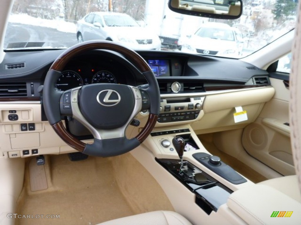 2013 ES 350 - Cerulean Blue Metallic / Parchment photo #12