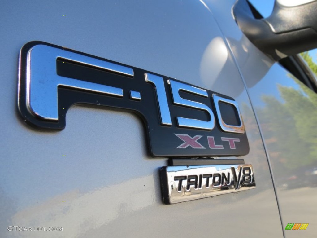 2003 F150 XLT SuperCab - Silver Metallic / Medium Graphite Grey photo #6