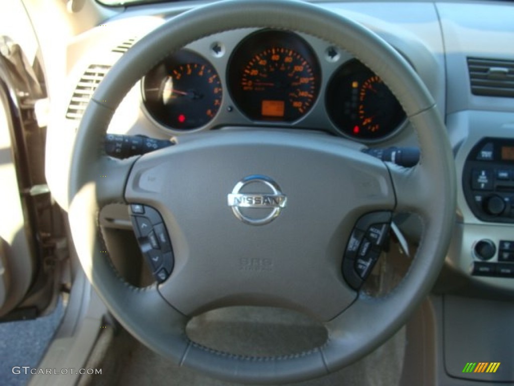 2004 Altima 3.5 SE - Polished Pewter / Blond photo #13