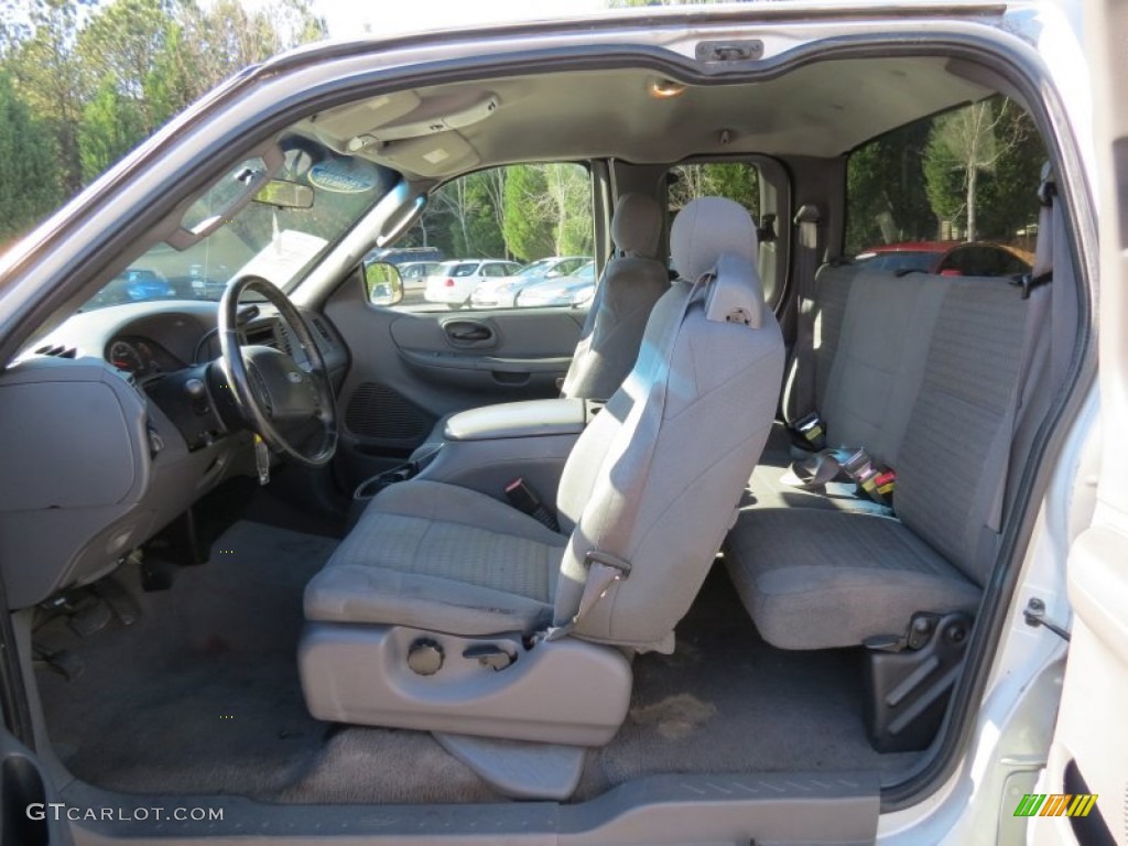 Medium Graphite Grey Interior 2003 Ford F150 XLT SuperCab Photo #75573727