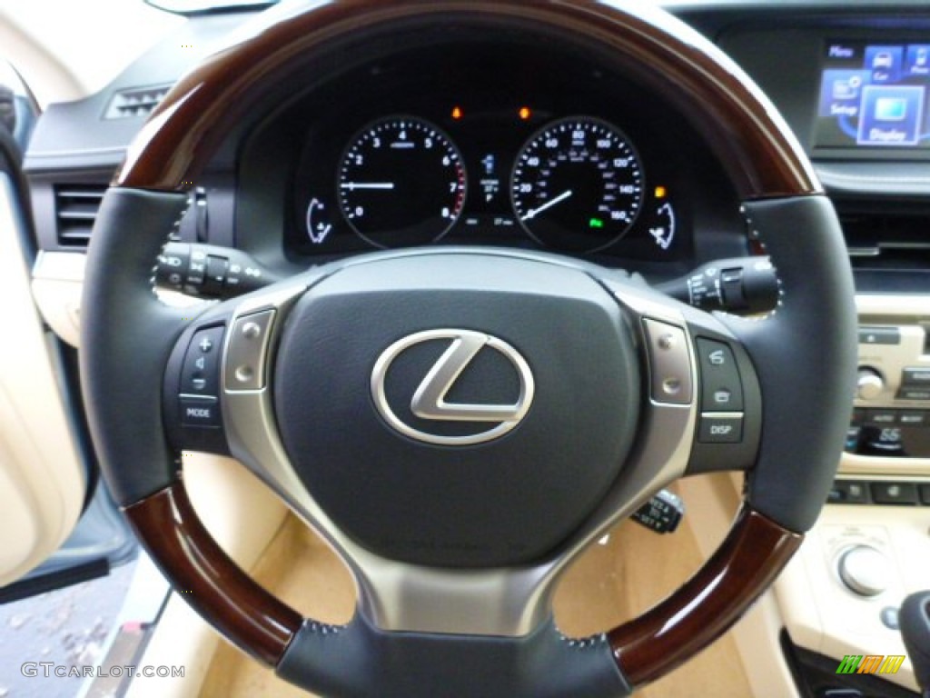 2013 ES 350 - Cerulean Blue Metallic / Parchment photo #17