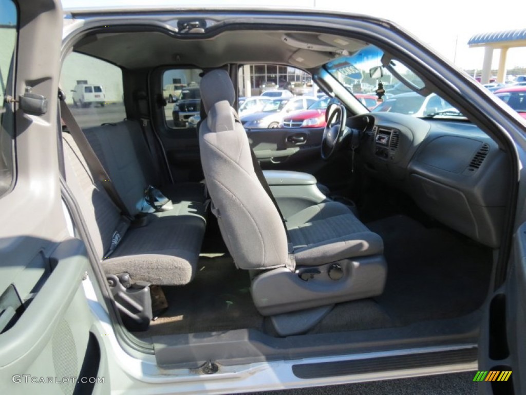 2003 F150 XLT SuperCab - Silver Metallic / Medium Graphite Grey photo #10