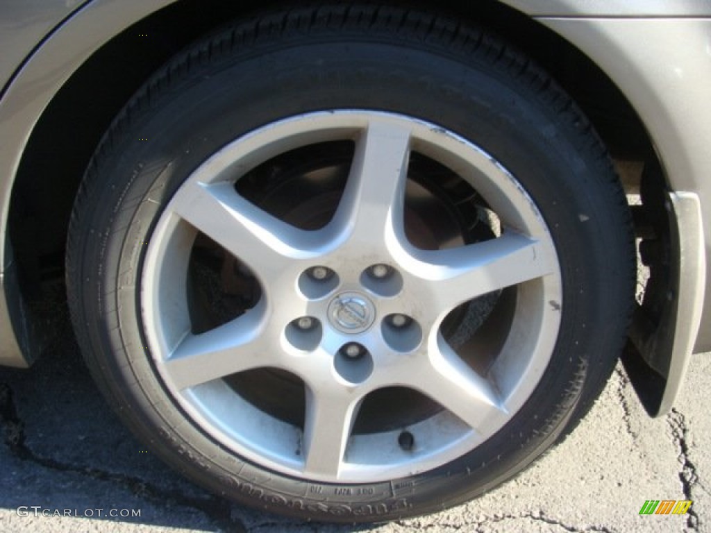 2004 Altima 3.5 SE - Polished Pewter / Blond photo #24