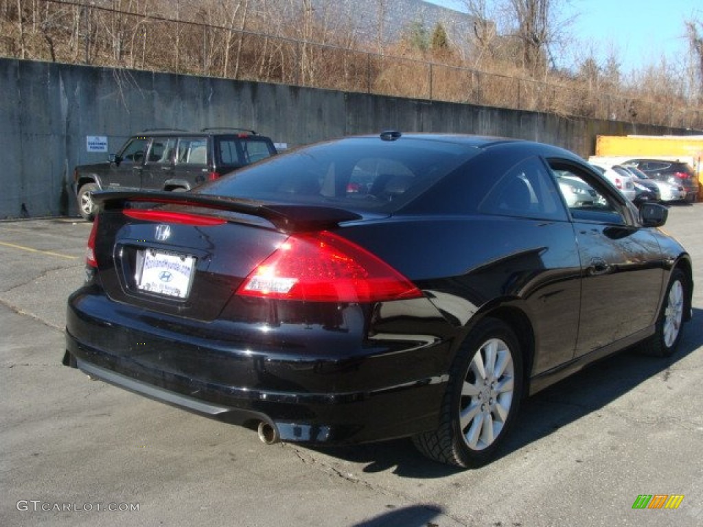 2006 Accord EX V6 Coupe - Nighthawk Black Pearl / Black photo #4