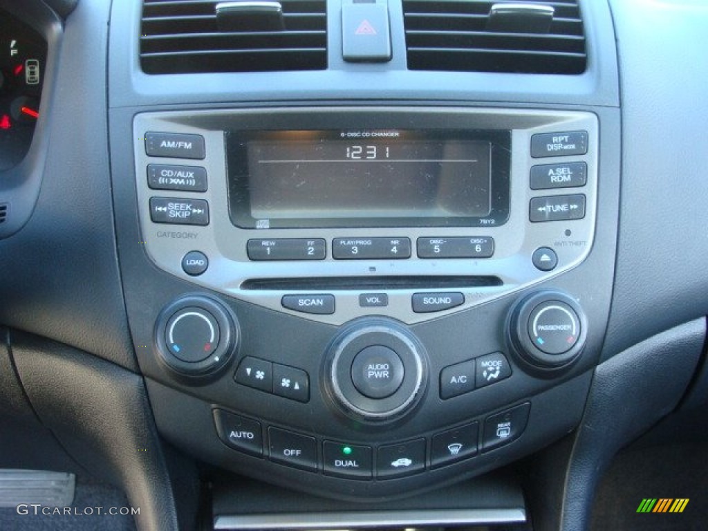 2006 Accord EX V6 Coupe - Nighthawk Black Pearl / Black photo #15