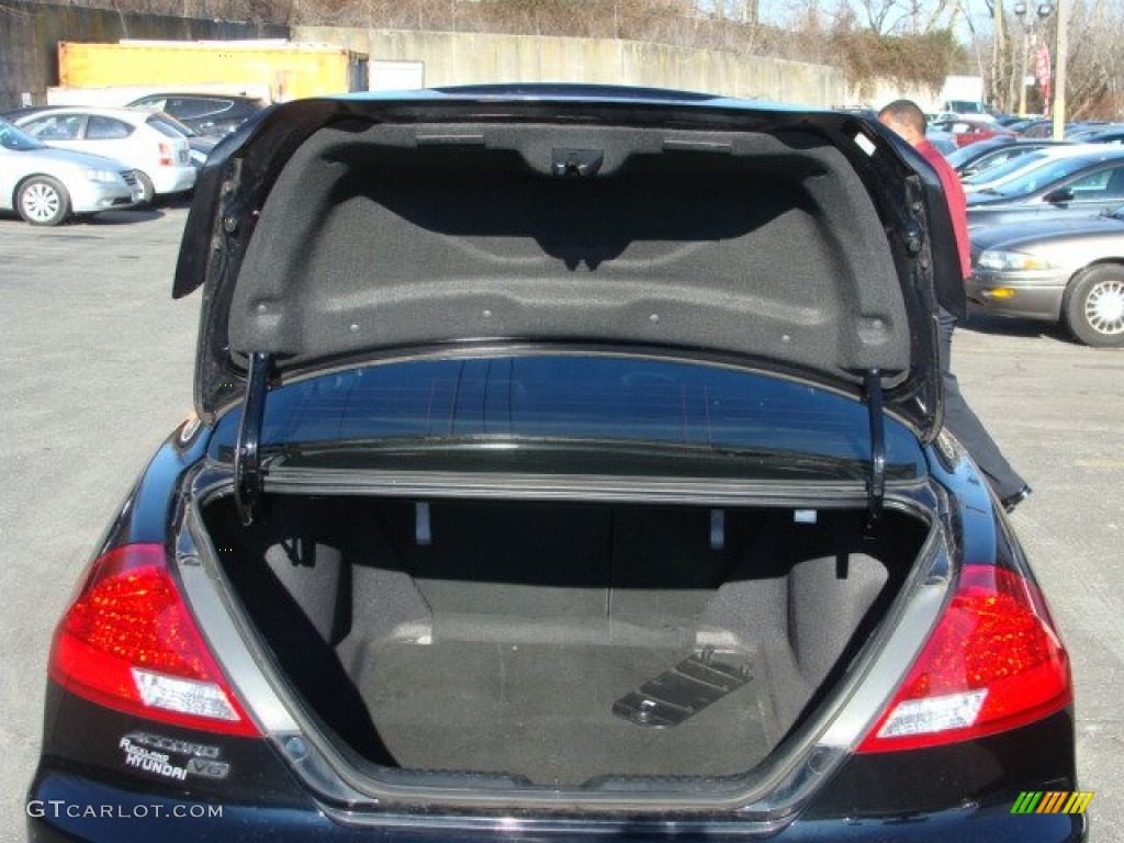 2006 Accord EX V6 Coupe - Nighthawk Black Pearl / Black photo #18