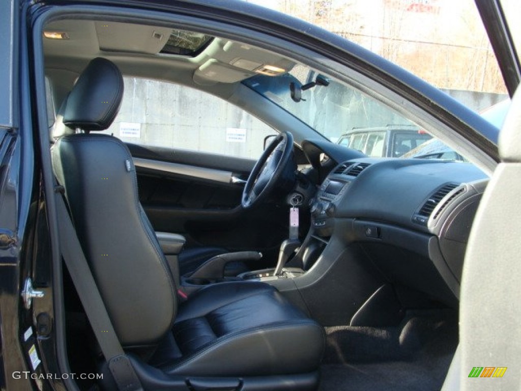 2006 Accord EX V6 Coupe - Nighthawk Black Pearl / Black photo #22