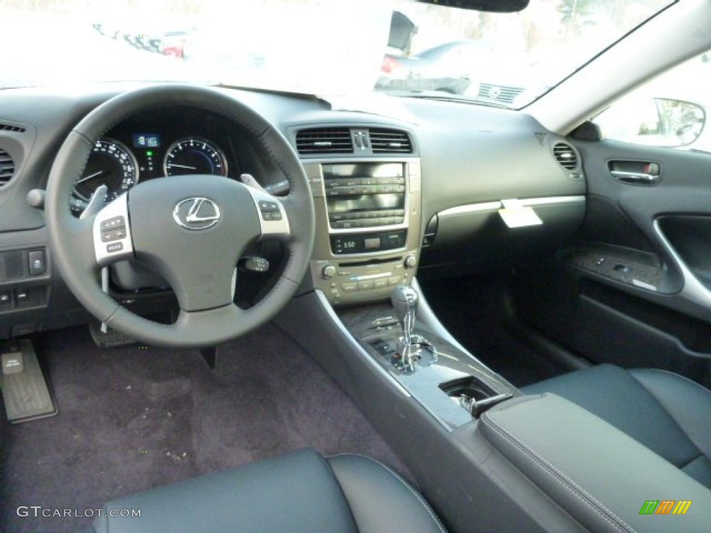 Black Interior 2013 Lexus IS 250 AWD Photo #75574808