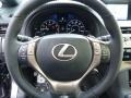 2013 Lexus RX Black/Ebony Birds Eye Maple Interior Steering Wheel Photo