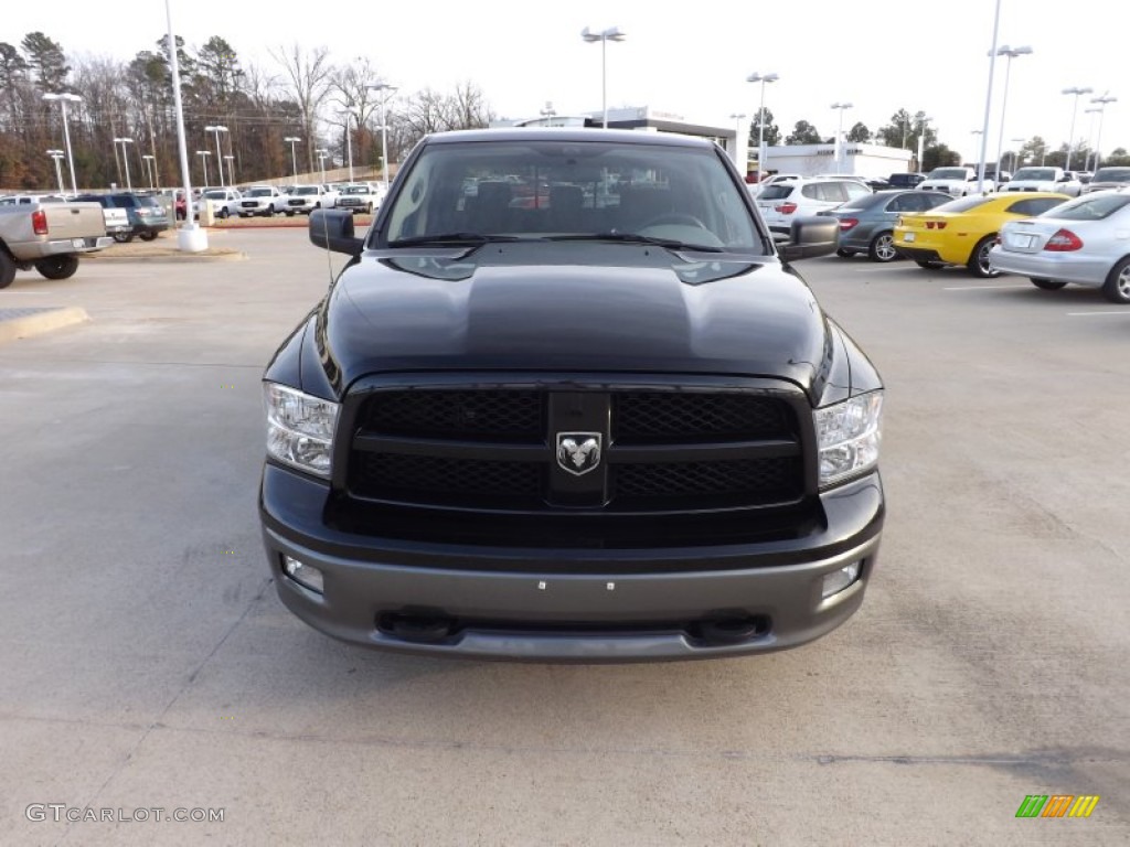 2009 Ram 1500 TRX Crew Cab - Brilliant Black Crystal Pearl / Dark Slate/Medium Graystone photo #8