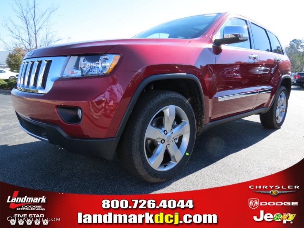 2013 Grand Cherokee Limited - Deep Cherry Red Crystal Pearl / Black photo #1