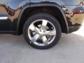 2013 Brilliant Black Crystal Pearl Jeep Grand Cherokee Overland 4x4  photo #24