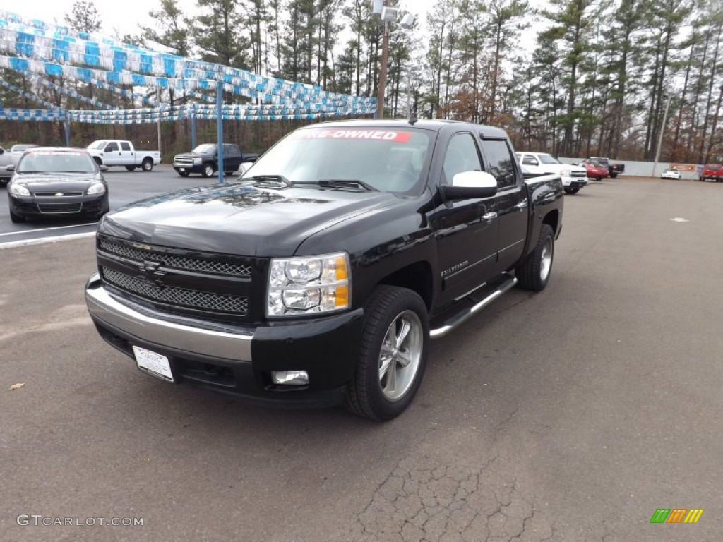 2008 Silverado 1500 LT Crew Cab - Black / Dark Titanium photo #1