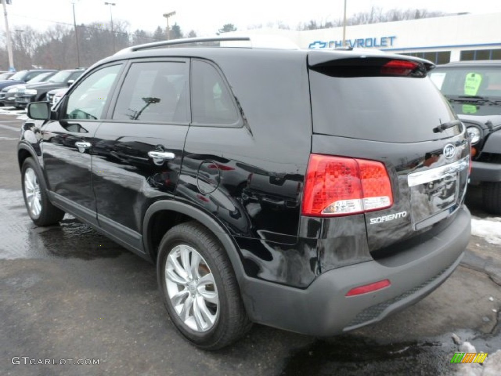 2011 Sorento EX - Ebony Black / Beige photo #3