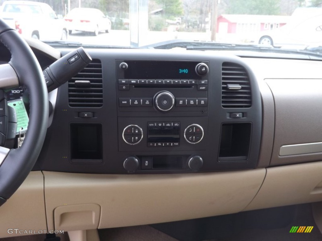 2013 Silverado 1500 LT Crew Cab - White Diamond Tricoat / Light Cashmere/Dark Cashmere photo #9