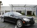 2010 Majestic Black Metallic Mercedes-Benz S 550 4Matic Sedan  photo #1